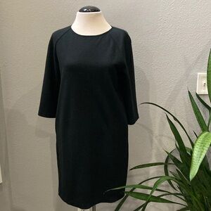 Uniqlo Black Shift Dress M